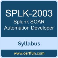 SOAR Automation Developer PDF, SPLK-2003 Dumps, SPLK-2003 PDF, SOAR Automation Developer VCE, SPLK-2003 Questions PDF, Splunk SPLK-2003 VCE, Splunk SOAR Automation Developer Dumps, Splunk SOAR Automation Developer PDF