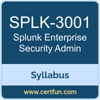 Enterprise Security Admin PDF, SPLK-3001 Dumps, SPLK-3001 PDF, Enterprise Security Admin VCE, SPLK-3001 Questions PDF, Splunk SPLK-3001 VCE, Splunk Enterprise Security Administrator Dumps, Splunk Enterprise Security Administrator PDF