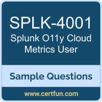 Splunk SPLK-4001 VCE, O11y Cloud Metrics User Dumps, SPLK-4001 PDF, SPLK-4001 Dumps, O11y Cloud Metrics User VCE, Splunk O11y Cloud Metrics User PDF