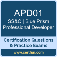 Professional Developer Dumps, Professional Developer PDF, APD01 PDF, Professional Developer Braindumps, APD01 Questions PDF, SS&C | Blue Prism APD01 VCE