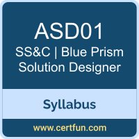 Solution Designer PDF, ASD01 Dumps, ASD01 PDF, Solution Designer VCE, ASD01 Questions PDF, SS&C | Blue Prism ASD01 VCE