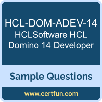 HCLSoftware HCL-DOM-ADEV-14 VCE, HCL Domino 14 Developer Dumps, HCL-DOM-ADEV-14 PDF, HCL-DOM-ADEV-14 Dumps, HCL Domino 14 Developer VCE, HCLSoftware HCL Domino 14 PDF