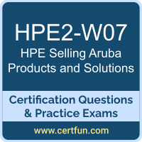 Selling Aruba Products and Solutions Dumps, Selling Aruba Products and Solutions PDF, HPE2-W07 PDF, Selling Aruba Products and Solutions Braindumps, HPE2-W07 Questions PDF, HPE / Hewlett Packard Enterprise HPE2-W07 VCE