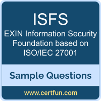ISFS Dumps, ISFS PDF, ISFS VCE, EXIN Information Security Foundation based on ISO IEC 27001 VCE, EXIN ISFS PDF