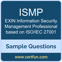ISMP Dumps, ISMP PDF, ISMP VCE, EXIN Information Security Management Professional based on ISO/IEC 27001 VCE, EXIN ISMP PDF