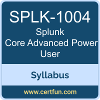 Core Advanced Power User PDF, SPLK-1004 Dumps, SPLK-1004 PDF, Core Advanced Power User VCE, SPLK-1004 Questions PDF, Splunk SPLK-1004 VCE, Splunk Core Advanced Power User Dumps, Splunk Core Advanced Power User PDF