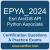 EPYA_2024: Esri ArcGIS API for Python Associate 2024