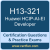H13-321: Huawei Certified ICT Professional - AI-EI Developer (HCIP-AI-EI Develop