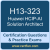 H13-323: Huawei Certified ICT Professional-AI Solution Architect