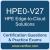 HPE0-V27: HPE Edge-to-Cloud Solutions (ASE-EdgCldAr)