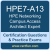HPE7-A13: HPE Networking Campus Access Architect Expert (ACX-CamAccArc)