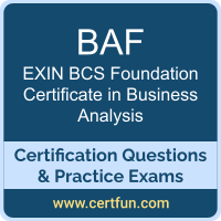 BAF: EXIN BCS Foundation Certificate in Business Analysis
