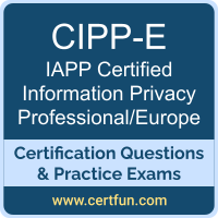 CIPP-E: IAPP Certified Information Privacy Professional/Europe