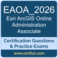 EAOA_2026: Esri ArcGIS Online Administration Associate 2026