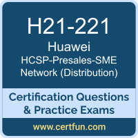 H21-221: Huawei Certified Specialist Professional-Presales-SME Network (Distribu