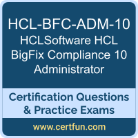 HCL-BFC-ADM-10: HCLSoftware U Professional - BigFix Compliance 10