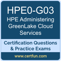 HPE0-G03: Administering HPE GreenLake Cloud Services