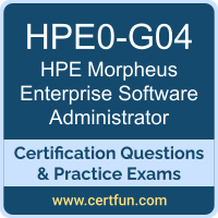 HPE0-G04: HPE Morpheus Enterprise Software Administrator (APC-MorAdm) HPE0-G04: HPE Morpheus Enterprise Software Administrator (APC-MorAdm)