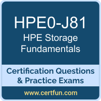 HPE0-J81: HPE Storage Fundamentals (ATP-StorSol) HPE0-J81: HPE Storage Fundamentals (ATP-StorSol)