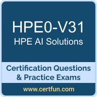 HPE0-V31: HPE AI Solutions (ASE-AIsol) HPE0-V31: HPE AI Solutions (ASE-AIsol)