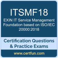 ITSMF18: EXIN IT Service Management Foundation based on ISO/IEC 20000:2018