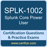 SPLK-1002: Splunk Core Certified Power User