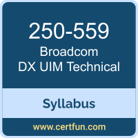 DX UIM Technical PDF, 250-559 Dumps, 250-559 PDF, DX UIM Technical VCE, 250-559 Questions PDF, Broadcom 250-559 VCE, Broadcom DX UIM Technical Dumps, Broadcom DX UIM Technical PDF