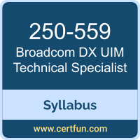 DX UIM Technical PDF, 250-559 Dumps, 250-559 PDF, DX UIM Technical VCE, 250-559 Questions PDF, Broadcom 250-559 VCE, Broadcom DX UIM Technical Dumps, Broadcom DX UIM Technical PDF