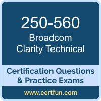 Clarity Technical Dumps, Clarity Technical PDF, 250-560 PDF, Clarity Technical Braindumps, 250-560 Questions PDF, Broadcom 250-560 VCE, Broadcom Clarity Technical Dumps