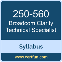 Clarity Technical PDF, 250-560 Dumps, 250-560 PDF, Clarity Technical VCE, 250-560 Questions PDF, Broadcom 250-560 VCE, Broadcom Clarity Technical Dumps, Broadcom Clarity Technical PDF