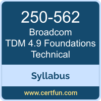 TDM 4.9 Foundations Technical PDF, 250-562 Dumps, 250-562 PDF, TDM 4.9 Foundations Technical VCE, 250-562 Questions PDF, Broadcom 250-562 VCE, Broadcom TDM 4.9 Foundations Technical Dumps, Broadcom TDM 4.9 Foundations Technical PDF