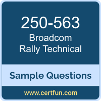 Broadcom 250-563 VCE, Rally Technical Dumps, 250-563 PDF, 250-563 Dumps, Rally Technical VCE, Broadcom Rally Technical PDF