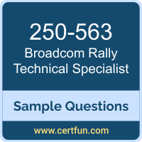 Broadcom 250-563 VCE, Rally Technical Dumps, 250-563 PDF, 250-563 Dumps, Rally Technical VCE, Broadcom Rally Technical PDF