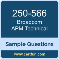 Broadcom 250-566 VCE, APM Technical Dumps, 250-566 PDF, 250-566 Dumps, APM Technical VCE, Broadcom APM Technical PDF