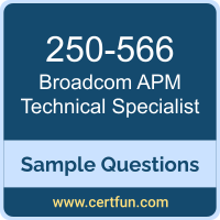 Broadcom 250-566 VCE, APM Technical Dumps, 250-566 PDF, 250-566 Dumps, APM Technical VCE, Broadcom APM Technical PDF