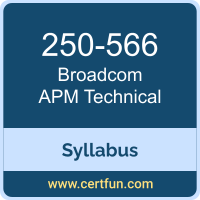 APM Technical PDF, 250-566 Dumps, 250-566 PDF, APM Technical VCE, 250-566 Questions PDF, Broadcom 250-566 VCE, Broadcom APM Technical Dumps, Broadcom APM Technical PDF