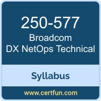 DX NetOps Technical PDF, 250-577 Dumps, 250-577 PDF, DX NetOps Technical VCE, 250-577 Questions PDF, Broadcom 250-577 VCE, Broadcom DX NetOps Technical Dumps, Broadcom DX NetOps Technical PDF
