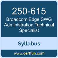 Edge SWG Administration Technical Specialist PDF, 250-615 Dumps, 250-615 PDF, Edge SWG Administration Technical Specialist VCE, 250-615 Questions PDF, Broadcom 250-615 VCE, Broadcom Edge SWG Administration Technical Specialist Dumps, Broadcom Edge SWG Administration Technical Specialist PDF