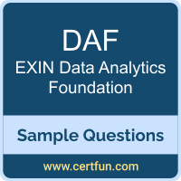 DAF Dumps, DAF PDF, DAF VCE, EXIN Data Analytics Foundation VCE, EXIN DAF PDF