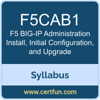 BIG-IP Administration Install, Initial Configuration, and Upgrade PDF, F5CAB1 Dumps, F5CAB1 PDF, BIG-IP Administration Install, Initial Configuration, and Upgrade VCE, F5CAB1 Questions PDF, F5 F5CAB1 VCE, F5 BIG-IP Administration Install, Initial Configuration, and Upgrade Dumps, F5 BIG-IP Administration Install, Initial Configuration, and Upgrade PDF