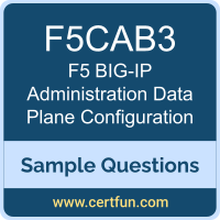 F5 F5CAB3 VCE, BIG-IP Administration Data Plane Configuration Dumps, F5CAB3 PDF, F5CAB3 Dumps, BIG-IP Administration Data Plane Configuration VCE, F5 BIG-IP Administration Data Plane Configuration PDF