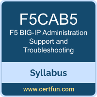 BIG-IP Administration Support and Troubleshooting PDF, F5CAB5 Dumps, F5CAB5 PDF, BIG-IP Administration Support and Troubleshooting VCE, F5CAB5 Questions PDF, F5 F5CAB5 VCE, F5 BIG-IP Administration Support and Troubleshooting Dumps, F5 BIG-IP Administration Support and Troubleshooting PDF