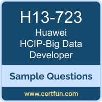 Huawei H13-723 VCE, HCIP-Big Data Developer Dumps, H13-723 PDF, H13-723 Dumps, HCIP-Big Data Developer VCE, Huawei HCIP-Big Data Developer PDF