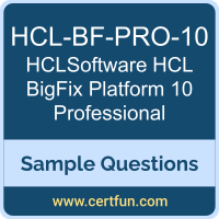 HCLSoftware HCL-BF-PRO-10 VCE, HCL BigFix Platform 10 Professional Dumps, HCL-BF-PRO-10 PDF, HCL-BF-PRO-10 Dumps, HCL BigFix Platform 10 Professional VCE, HCLSoftware BigFix Platform 10 Professional PDF
