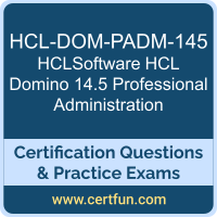 HCL Domino 14.5 Professional Administration Dumps, HCL Domino 14.5 Professional Administration PDF, HCL-DOM-PADM-145 PDF, HCL Domino 14.5 Professional Administration Braindumps, HCL-DOM-PADM-145 Questions PDF, HCLSoftware HCL-DOM-PADM-145 VCE, HCLSoftware Domino 14.5 Professional Administration Dumps