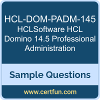 HCLSoftware HCL-DOM-PADM-145 VCE, HCL Domino 14.5 Professional Administration Dumps, HCL-DOM-PADM-145 PDF, HCL-DOM-PADM-145 Dumps, HCL Domino 14.5 Professional Administration VCE, HCLSoftware Domino 14.5 Professional Administration PDF