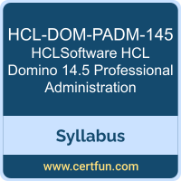 HCL Domino 14.5 Professional Administration PDF, HCL-DOM-PADM-145 Dumps, HCL-DOM-PADM-145 PDF, HCL Domino 14.5 Professional Administration VCE, HCL-DOM-PADM-145 Questions PDF, HCLSoftware HCL-DOM-PADM-145 VCE, HCLSoftware Domino 14.5 Professional Administration Dumps, HCLSoftware Domino 14.5 Professional Administration PDF