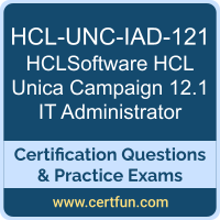 HCL Unica Campaign 12.1 IT Administrator Dumps, HCL Unica Campaign 12.1 IT Administrator PDF, HCL-UNC-IAD-121 PDF, HCL Unica Campaign 12.1 IT Administrator Braindumps, HCL-UNC-IAD-121 Questions PDF, HCLSoftware HCL-UNC-IAD-121 VCE, HCLSoftware Campaign IT Administrator Dumps