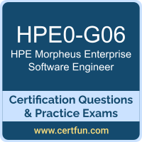 Morpheus Enterprise Software Engineer Dumps, Morpheus Enterprise Software Engineer PDF, HPE0-G06 PDF, Morpheus Enterprise Software Engineer Braindumps, HPE0-G06 Questions PDF, Hewlett Packard Enterprise HPE0-G06 VCE, HPE APC-MorEngr Dumps