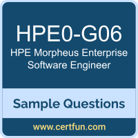 Hewlett Packard Enterprise HPE0-G06 VCE, Morpheus Enterprise Software Engineer Dumps, HPE0-G06 PDF, HPE0-G06 Dumps, Morpheus Enterprise Software Engineer VCE, HPE APC-MorEngr PDF